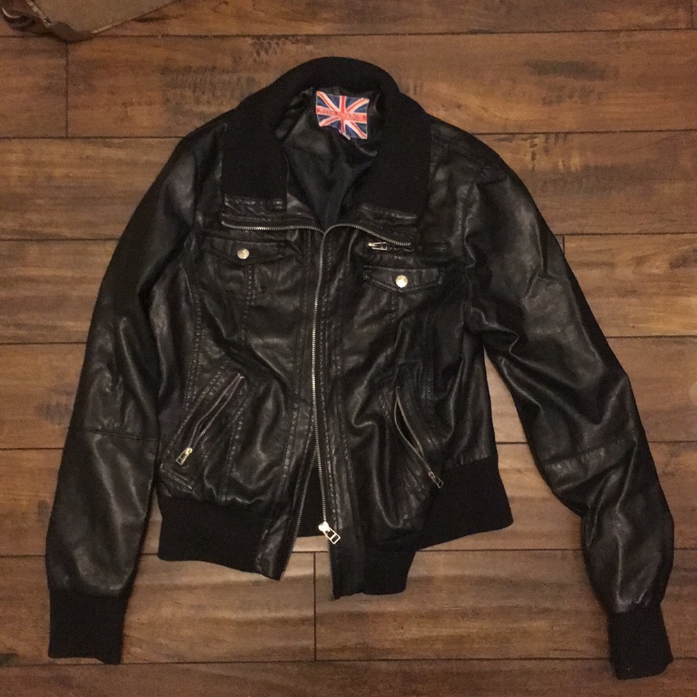 Leather jacket